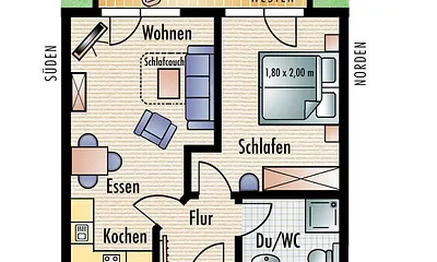 Grundriss Wohnung 5