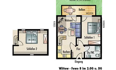 Grundriss Wohnung 8