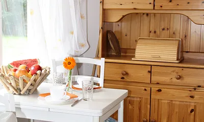 Guten Appetit. In der voll ausgestatteten Küche fehlt es an nichts.