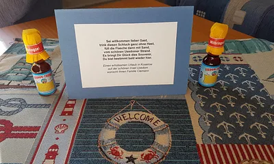 Begrüßungsschluck!