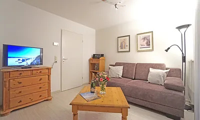 Wohnzimmer mit Schlafcouch