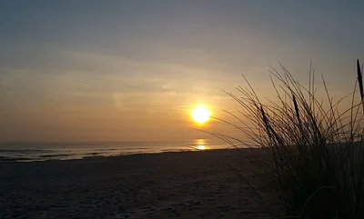 Sonnenaufgang am Heringsdorfer Strand
