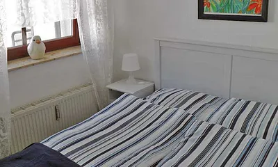 Zweites Schlafzimmer mit Doppelbett