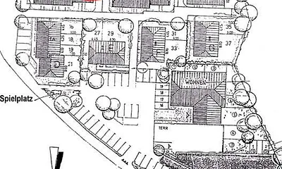 Lage der Ferienwohnung A08 im Ferienpark Gustow