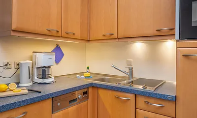 ... mit Geschirrspüler, Mikrowelle etc.