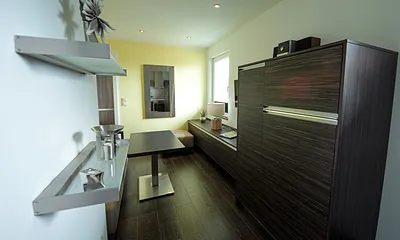 Appartement, Blick in den Wohnbereich