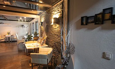 Eingangsbereich zum Frühstücks- und Aufenthaltsraum