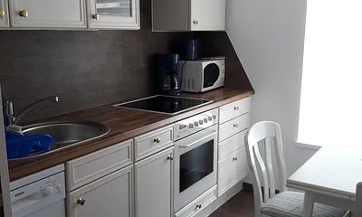 Küche mit Spülmaschine