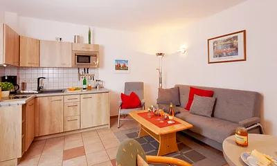 Wohn-, Ess- und Kochbereich