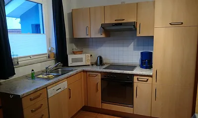 Küchenecke im Wohnzimmer