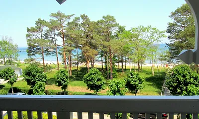 Blick vom Balkon ...