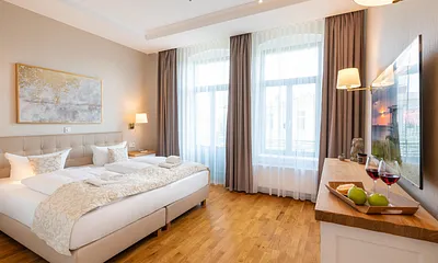 1. Schlafzimmer mit Doppelbett