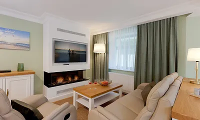 Villa Waldschloss - 200m zum Ostseestrand, 2-Zimmer-Ferienwohnung (Nr. 1)