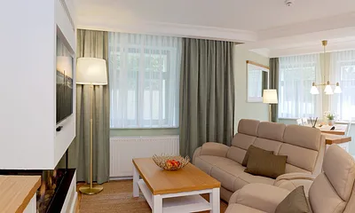 Wohnbereich mit Gaskamin