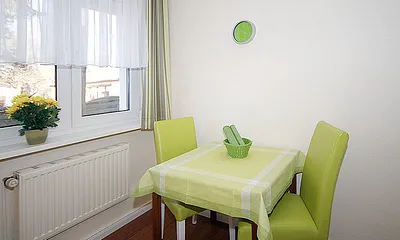 der Essplatz in der Küche