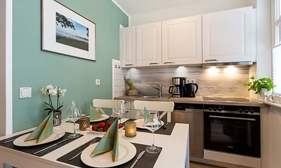 sehr schöne neue Küchenzeile