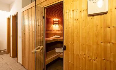 Sauna im Haus gegen Gebühr