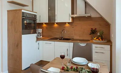 Ein offener Wohn-Essbereich. Alles fügt sich perfekt ineinander 