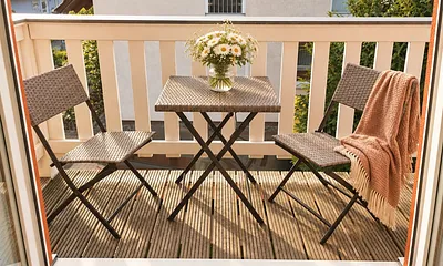 Balkon zum Genießen der frischen Ostseeluft.