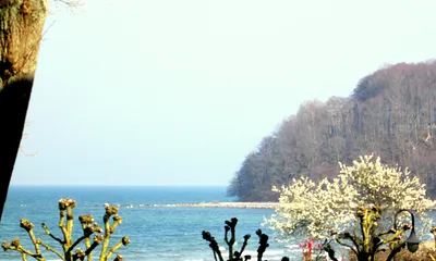 Blick vom Balkon in Richtung Strand