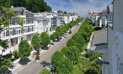 Blick von der Dachterrasse Ferienwohnung 13 Villa Celia