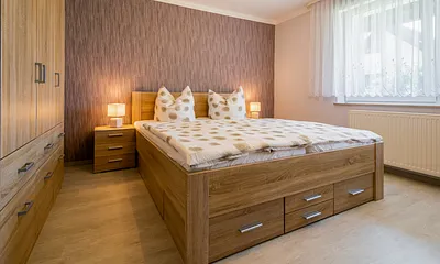 Schlafzimmer mit Hochbett