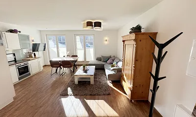 offener Wohn-/Küchenbereich