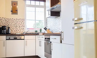 Die offene Küchenzeile