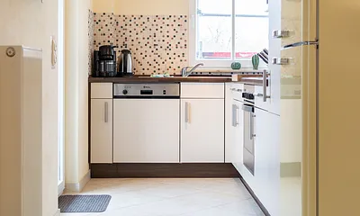 Die offene Küchenzeile