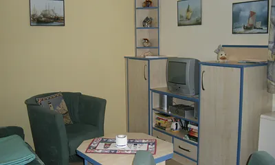 Wohnbereich mit Fernsehschrank