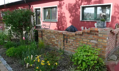 Terrasse im Frühjahr