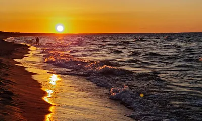 Sonnenuntergang am Zinnowitzer Strand