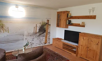 Blick auf den Strandzugang