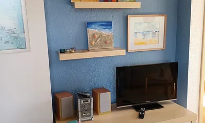 Fernseher im Wohn-Esszimmer