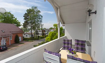 Südbalkon der Fewo 3