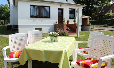 Garten kann genutzt werden.