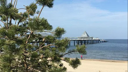 die Heringsdorfer Seebrücke
