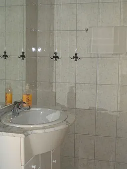 Waschtisch im Duschbad