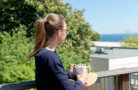 Terrasse (gemeinschaftlich nutzbar mit Appartement Nr. 6)