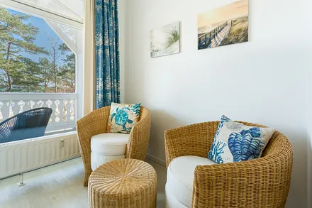gemütliche Sitzecke mit Ostseeblick