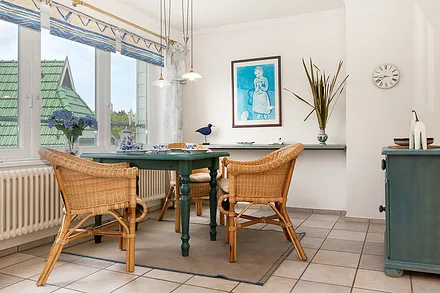 Hier sehen Sie den Blick in Richtung Eßbereich,