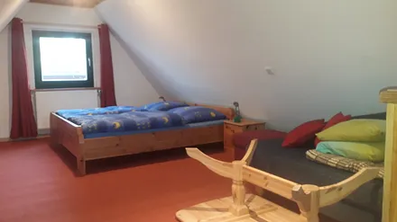 Schlafraum im offenen DG