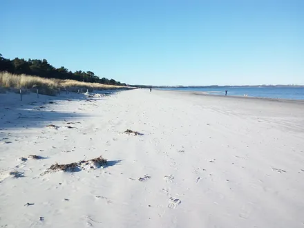 Ostseestrand im Winter