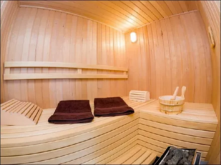 Sauna im Badezimmer