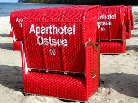 STRANDKORB 10 (= Korbnummer ZEHN) von Mai bis September ohne Aufpreis