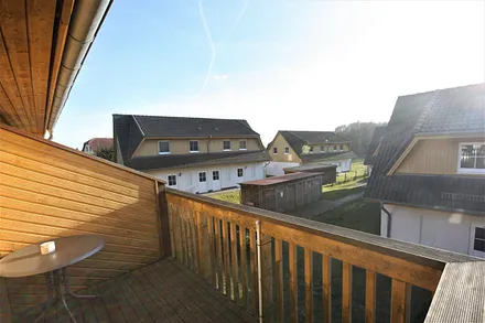 Blick vom Balkon Richtung Süden