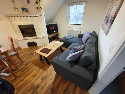 Couchecke mit Smart-TV