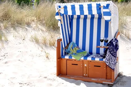 Wohnungseigenen Strandkorb