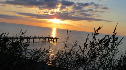Sonnenuntergang am Strand