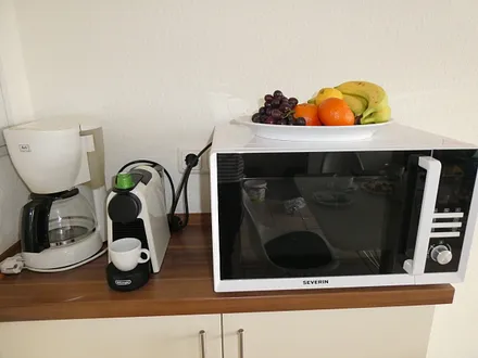 Kaffee- und Nespressomaschine